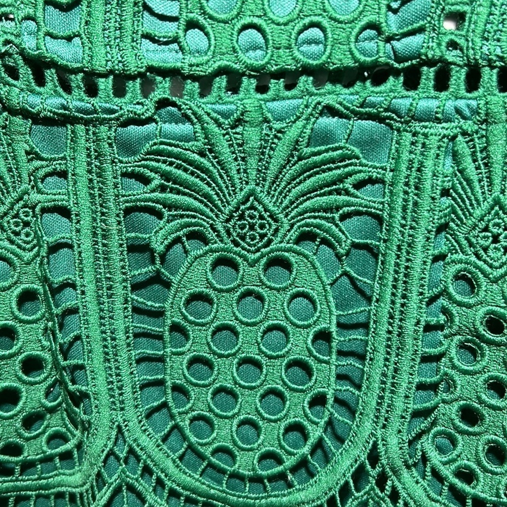 Sage + Paige Take Me To The Tropics Dress Forest Green Size XS NWT - Picture 7 of 11